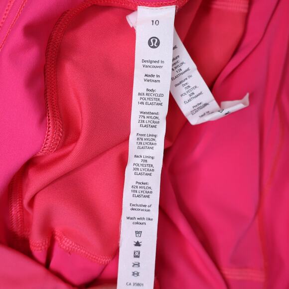 LULULEMON Pace Rival Mid-Rise Skirt Lip Gloss Long Tennis Active Women's 10 - Picture 8 of 8
